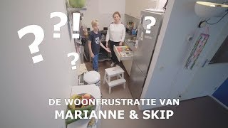 Kleine keuken inrichten inspiratie  Woonfrustratie S3 4 [upl. by Nnylkoorb]