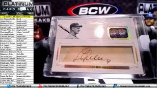 2016 Panini Flawless Baseball Full Case PYT 52  LOU GEHRIG 11 CUT AUTO [upl. by Rramo]