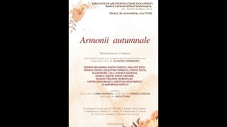 „Armonii autumnale” recital de lieduri cu studenți ai Universității Naționale de Muzică Bucureșt [upl. by Fontes171]