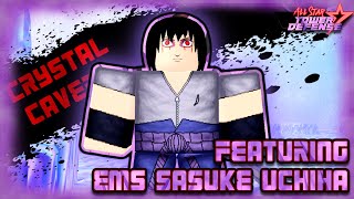 Crystal Cavern Raid featuring EMS Sasuke  All Star Tower Defense [upl. by Doownel]