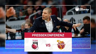 Pressekonferenz Brose Bamberg vs Keravnos BC 8958 [upl. by Hank]