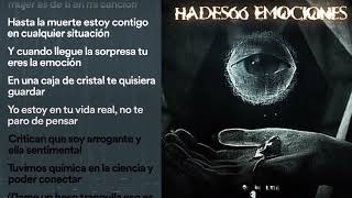 HADES66  EMOCIONES LETRA [upl. by Anema]