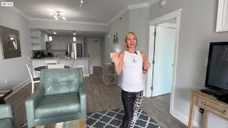 Waterscape A322 Video Tour Beachfront Condo Rental Fort Walton Beach Florida Lazy River and more [upl. by Raeann]