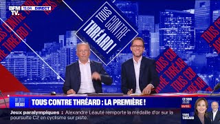 BFMTV  Première de Tous contre Thréard  début  Yves Thréard amp François Gapihan — 30 août 2024 [upl. by Aikahc]