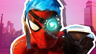 CYBER SpiderMan Spiderman PS4 Silver Lining DLC ENDING [upl. by Obala478]