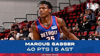 Marcus Sasser 40 POINTS amp 5 Assists vs Indiana Pacers  Summer League 2023  Pistons TV [upl. by Sharia587]