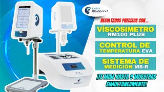 Viscosímetro RM100 PLUS Control de Temperatura EVA MSR y Sistema de Medición MSR3  LAMY RHEOLOGY [upl. by Eneroc]