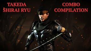 MKX Takeda Shirai ryu Combo bnb compilation  31 to 42 [upl. by Adnuhsat]