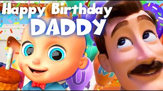 Happy Birthday Daddy Song  A Happy Birthday Dad Song  Birthday song for KIDS [upl. by Ssej]