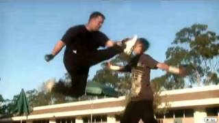 Taekwondo vs Karate Fighter  Martial Arts Fight Scene [upl. by Dimmick]