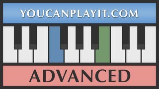 Maple Leaf Rag  Advanced Piano Lesson Tutorial [upl. by Lukash605]