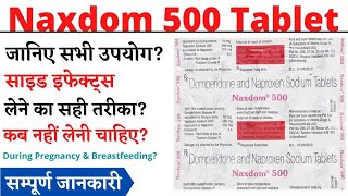 Naxdom  500 Tablet Uses Hindi सिर दर्द माइग्रेन के दर्द में उपयोगी medicinehubrock [upl. by Michaela]