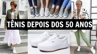 COMO USAR TÊNIS DEPOIS DOS 50 ANOS DE FORMA ELEGANTE [upl. by Lirva888]