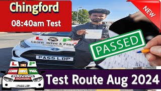 Chingford Driving Real Test August 2024 0840am [upl. by Assirk]