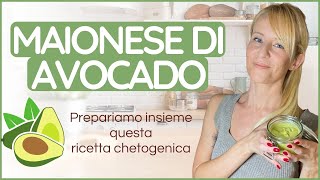 RICETTE CHETOGENICHE  Maionese di avocado cremosa 🥑 [upl. by Lindie611]