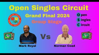 Indoor Bowls  Open Singles Circuit Grand Final 2024  Mark Royal Vs Normal Coad [upl. by Innos255]