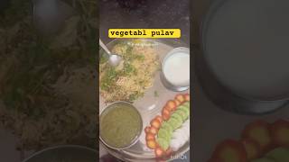 vegetabl pulav recipe…👉🏻SulekhaJangid youtubeshorts minivlog pulav rice shorts [upl. by Caddaric]