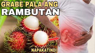 RAMBUTAN 7 HEALTH BENEFITS OF EATING RAMBUTAN FRUIT  Ang dami palang nagagamot ng rambutan fruit [upl. by Melan]