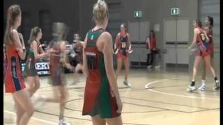 2011 Queensland State Netball League  Third Quarter [upl. by Nwahsem]