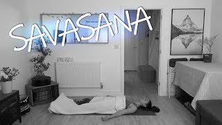 Deep Relaxation  15 Minutes Savasana  Guided Relaxation [upl. by Sekofski]