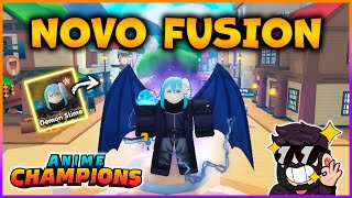 O NOVO FUSION ESTÁ INCRÍVEL Anime Champions Simulator [upl. by Moulden512]