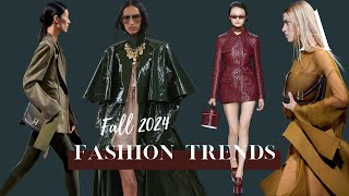 10 Big Fashion Trends For FallWinter 202425 [upl. by Blus787]