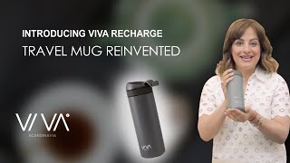 Introducing VIVA Recharge Travel Mug Reinvented  Tea or Coffee Hot or Iced — Anytime Anywhere [upl. by Nhguavahs633]