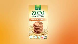 Galletas ZERO sin azúcares Gullón بسكويت حلو بدون سكريات [upl. by Annahc]