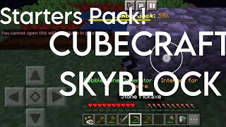 Cubecraft Skyblock series EP 1  Quests and Farms 🌽 [upl. by Alta]