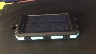 Amazon solar power bank review [upl. by Marjy264]