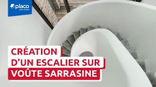 Un escalier sur voûte sarrasine  Côtes d’Armor  Trophées Placo® 2022 [upl. by Adnyc737]