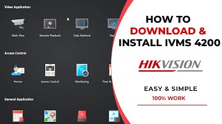 NEW How To Download and Install IVMS 4200 [upl. by Horgan]