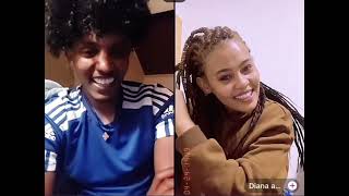 Eritrean comedy Dawit vs Diana ጨጉር ምቁራጽ eritrea habeshatiktok funnyvideo eritreantiktok [upl. by Ahsener]