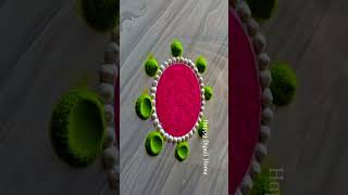 Happy new year rangoli designs 2025  satisfying video [upl. by Nilad]