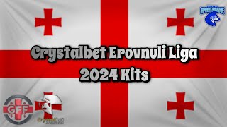 2024 Crystalbet Erovnuli Liga Kits [upl. by Eninotna]