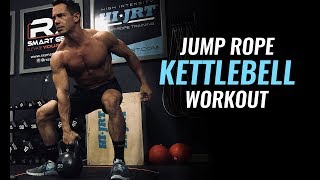 Kettlebell amp Jump Rope Interval Training  Follow Along Workout [upl. by Ecnaret664]