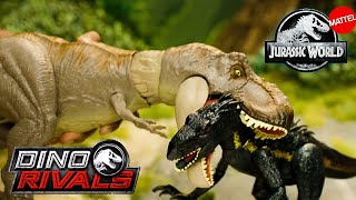 Mattel Jurassic World TREX Vs INDORAPTOR Commercial  Jurassic Collector [upl. by Arrahs402]