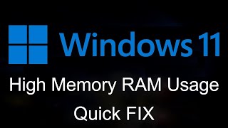 FIX Windows 11 High Memory Usage  How to Fix 100 CPU Usage Windows 11 in HINDIURDU [upl. by Encrata]