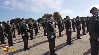 Jura de Bandera en el Centro de Formación de Tropa n°2 en Camposoto Ejército de Tierra [upl. by Ruder]