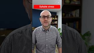 Which syllable is stressed  Part 6 ESL LearnEnglish Pronunciation SyllableStress SpeakEnglish [upl. by Jezreel]