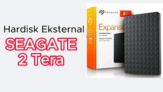 Hardisk eksternal 2 Tera  SEAGATE [upl. by Elleyoj119]