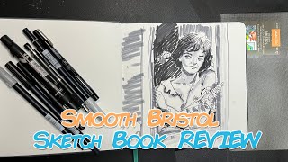 Bristol Smooth Sketchbook Review  Perfect Paper for Detailed Drawings [upl. by Prior]