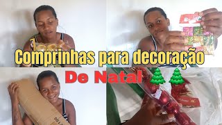 COMPREI MINHA PRIMEIRA ÁRVORE DE NATAL GRANDETO MUITO FELIZ ☺️ ☺️ [upl. by Alrats767]