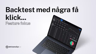 Aktieanalys Gör ett backtest med några få klick [upl. by Bovill96]