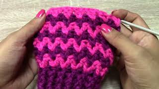 Como tejer guantes en crochet para damaPAGINA GUANTES [upl. by Scrivens957]