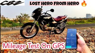 CBZ Mileage Test with GPS  Shocking Results 🔥👌🏼 2001 model CBZ Hero Honda [upl. by Runck]