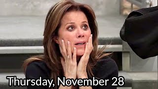 General Hospital Spoilers for Thursday November 28  GH Spoilers 11282024 [upl. by Dupin63]