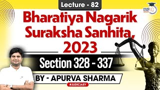 BNSS Bhartiya Nagarik Suraksha Sanhita 2023  Lec 82 Section 328337 CrPC 1973  By Apurva [upl. by Durrell]