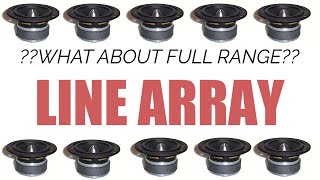 Using Full Range Drivers in a Line Array [upl. by Aicia552]