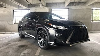 Worlds First 2016 RX 350 FSport Lowered on RSR Suspension amp Vossen Wheels Walkaround 4k [upl. by Retrac]